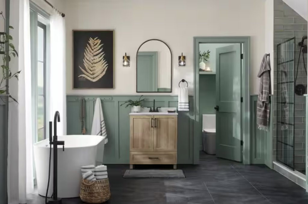 Comment décorer une salle de bain grise pour la rendre chaleureuse ?