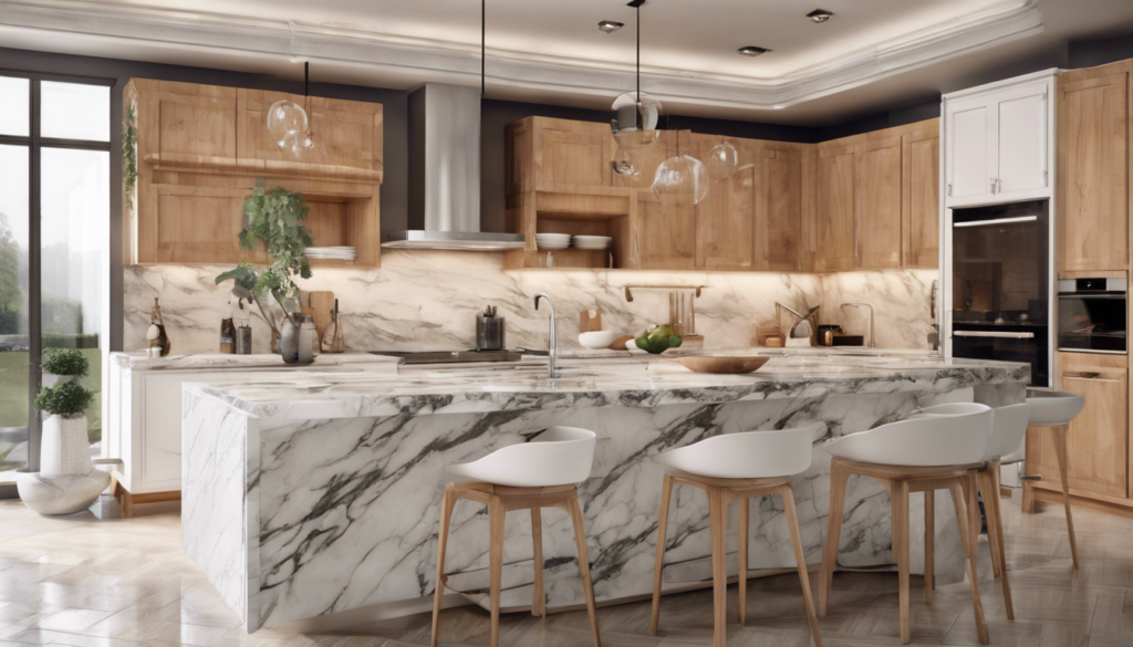 découvrez comment la cuisine marbre et bois clair allie élégance et chaleur pour transformer votre intérieur. harmonisez ces matériaux pour créer un espace convivial et esthétique, où modernité et naturel se rencontrent.