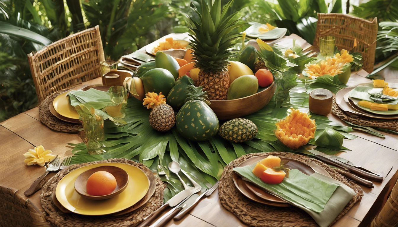 découvrez des astuces et inspirations pour réaliser une décoration de table jungle élégante et naturelle. transformez vos repas en une expérience immersive au cœur de la nature grâce à des éléments de décoration exotiques et organiques.