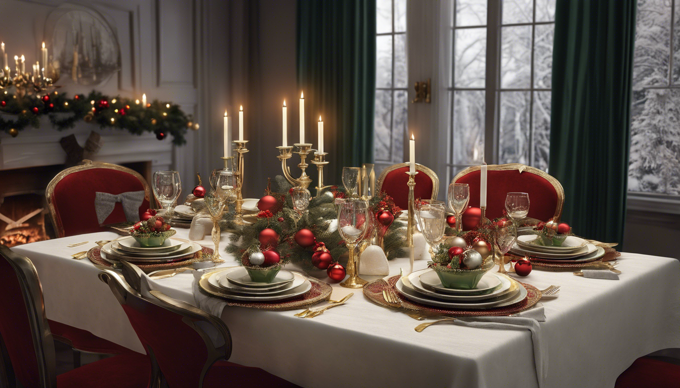 découvrez des idées de décoration de table inspirantes pour noël 2023. transformez votre table en un véritable chef-d'œuvre festif avec des astuces créatives, des palettes de couleurs tendance et des éléments décoratifs qui émerveilleront vos invités.