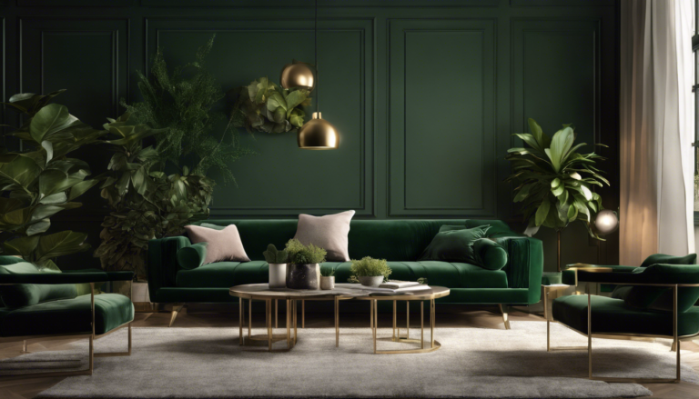 découvrez comment intégrer le vert foncé dans la décoration de votre salon avec les dernières tendances. inspirez-vous de notre guide pour créer un espace élégant et chaleureux, alliant confort et modernité.
