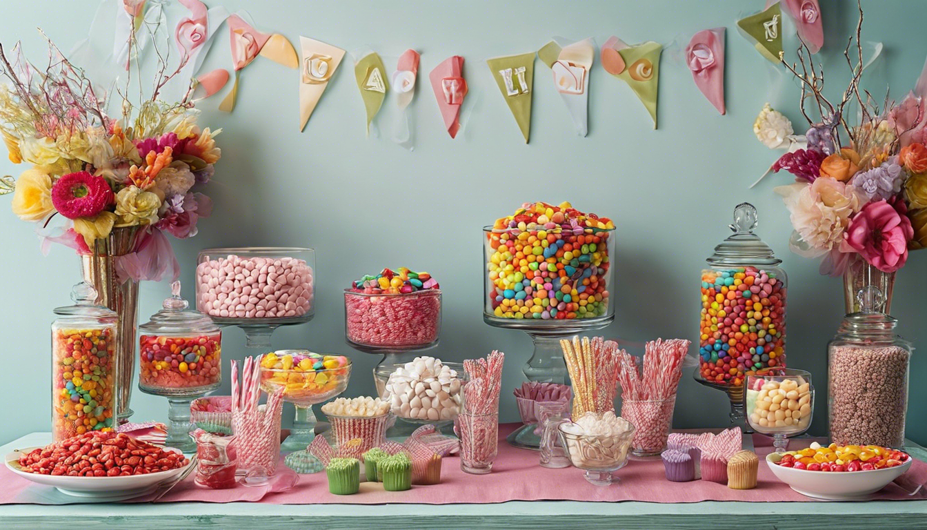 découvrez nos astuces simples et créatives pour réaliser un candy bar chez vous ! que ce soit pour une fête d'anniversaire, un mariage ou toute autre occasion spéciale, apprenez à créer un espace sucré qui ravira vos invités. suivez nos conseils et idées de présentation pour un candy bar à la fois esthétique et délicieux.
