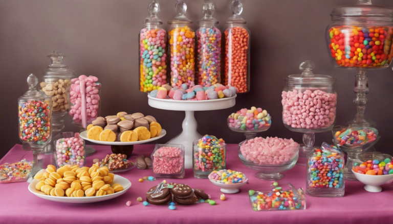 découvrez nos astuces simples et créatives pour réaliser un candy bar à domicile facilement. éblouissez vos invités avec des conseils pratiques sur le choix des bonbons, la décoration et la présentation pour une fête réussie!