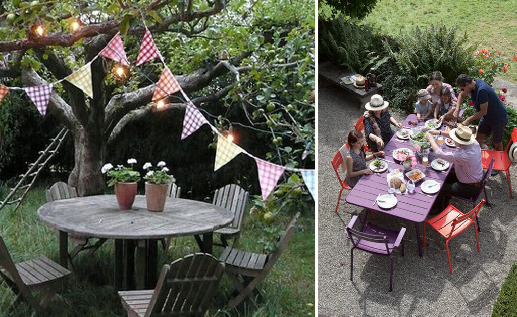 Comment fabriquer une déco guinguette pour un jardin festif ?