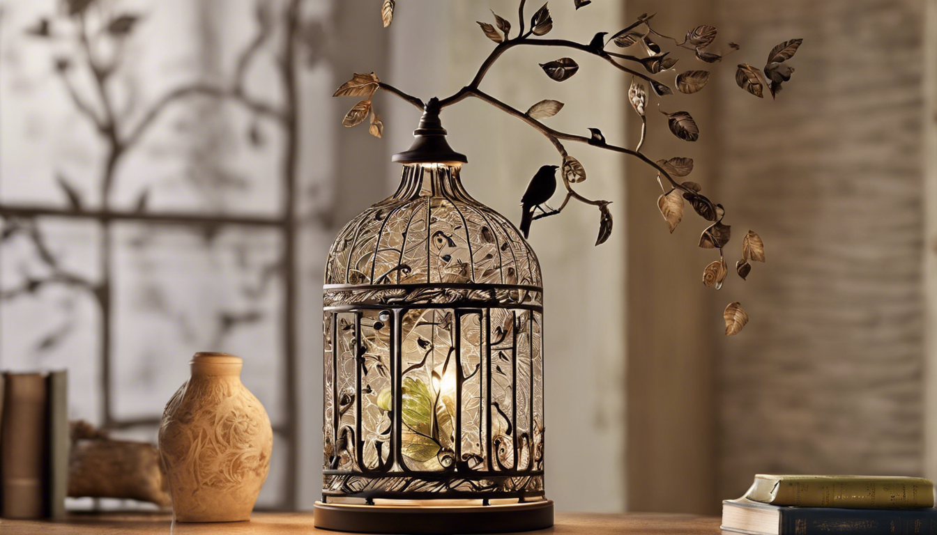 apportez une touche de nature à votre intérieur avec notre lampadaire cage oiseau. alliant design élégant et style unique, ce luminaire transforme votre espace en un havre de paix et de sérénité. idéal pour illuminer votre salon ou votre chambre, il est le choix parfait pour les amoureux de la nature.