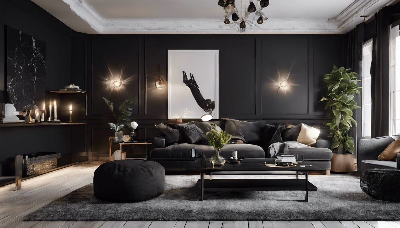 découvrez comment intégrer des murs noirs dans votre décoration intérieure pour créer une ambiance chic et moderne. explorez des astuces d'aménagement et des conseils de couleurs pour transformer votre espace en un lieu stylé et accueillant.
