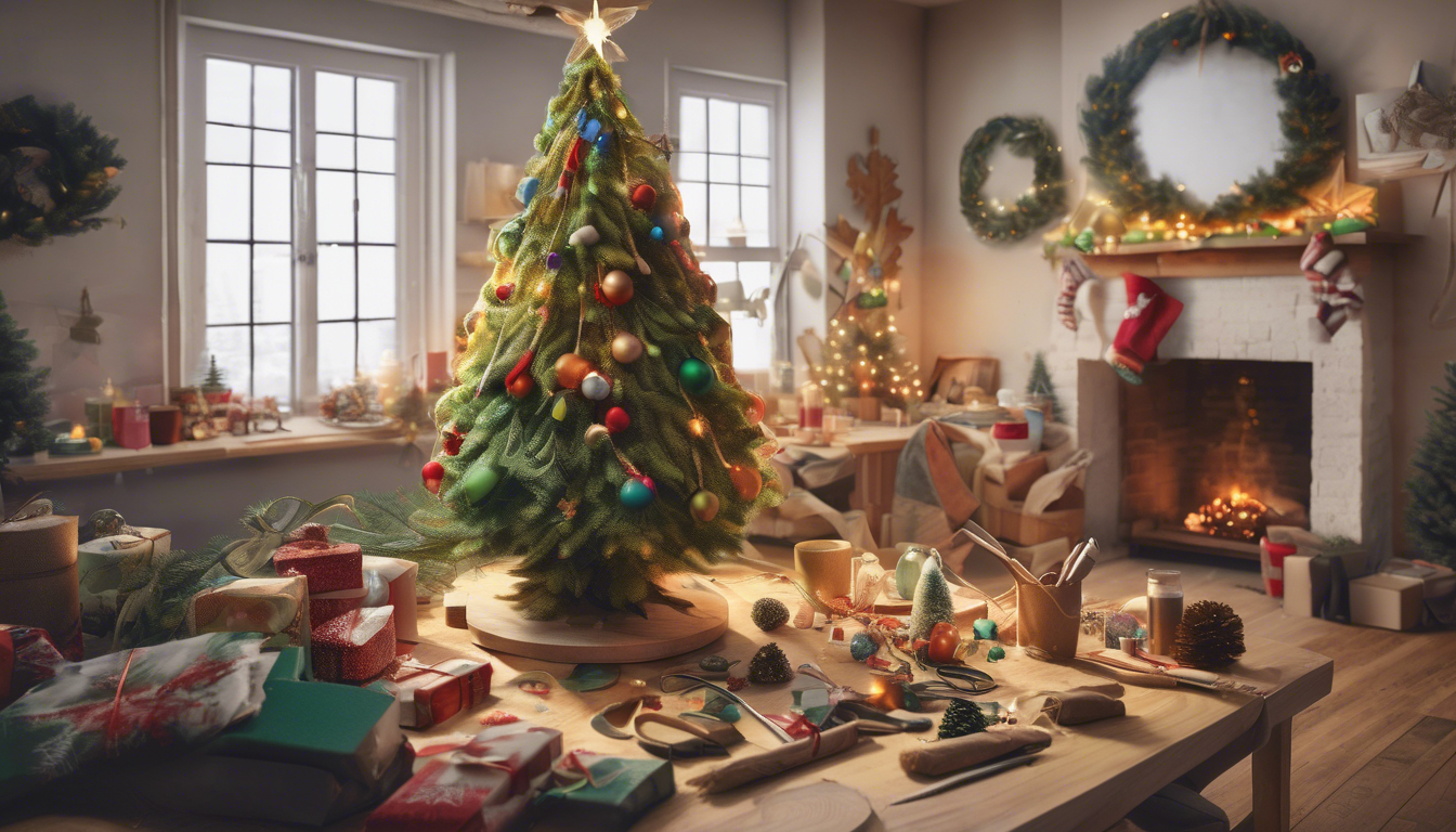 découvrez comment créer un magnifique sapin de noël fait main avec des astuces simples et des matériaux accessibles. transformez votre intérieur pour les fêtes et profitez d'un moment de créativité en famille !