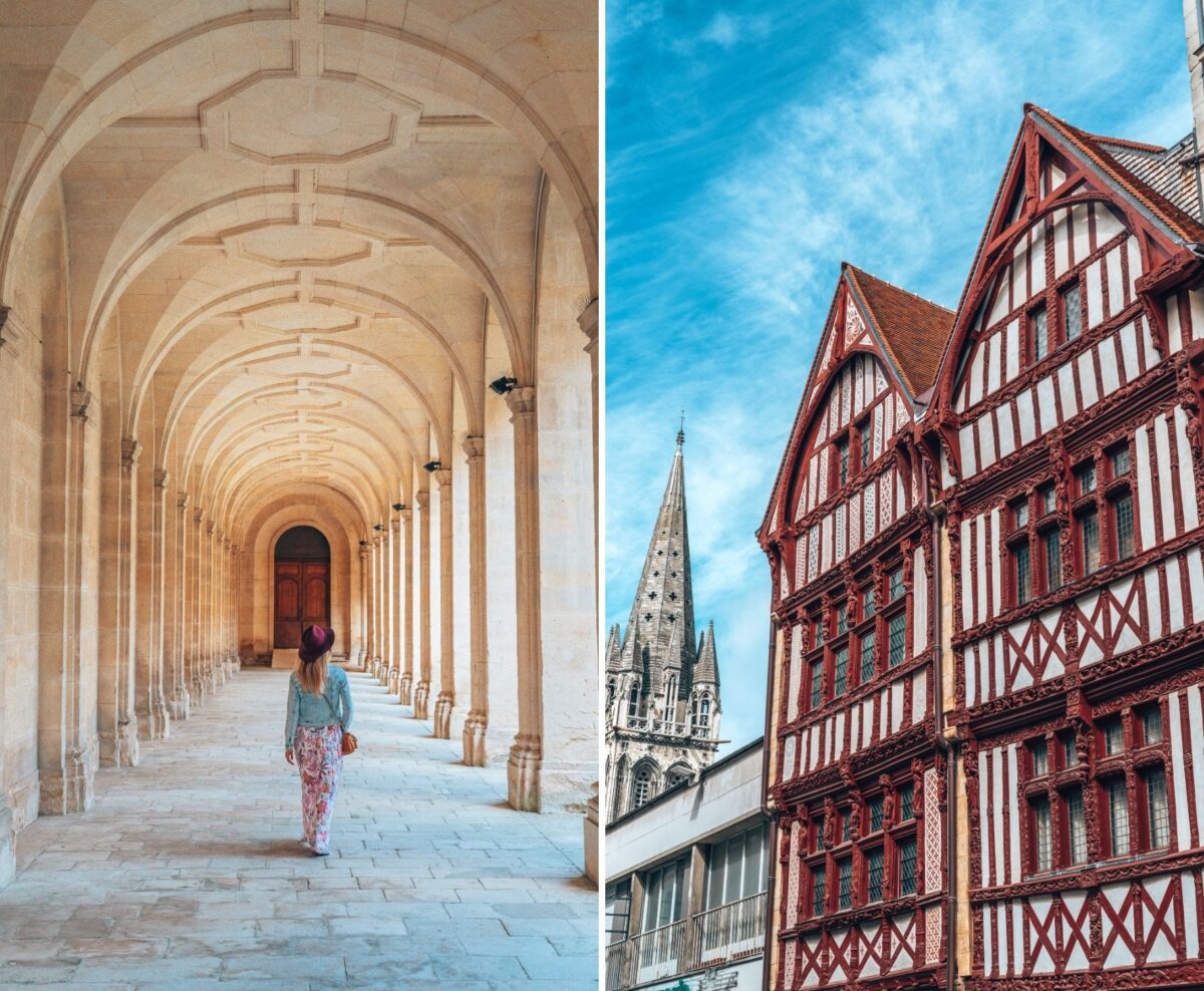 Rues du centre-ville de Caen