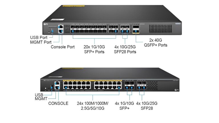Switch réseau moderne avec plusieurs ports Ethernet pour la connectivité