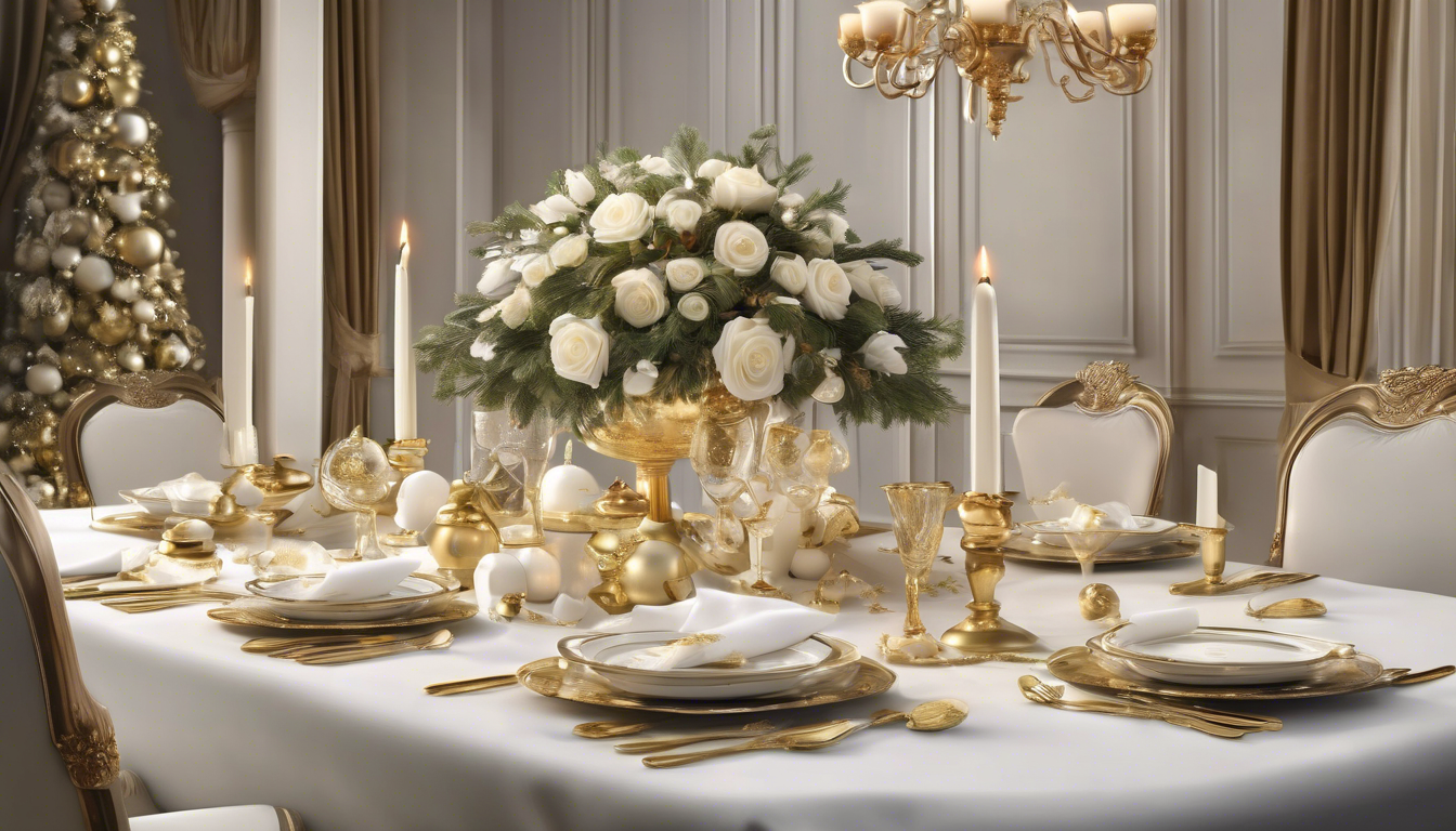 découvrez nos astuces pour créer une table de noël blanche et or élégante. apprenez à harmoniser les couleurs, choisir les décorations et dresser une table féérique qui impressionnera vos invités pour les fêtes.