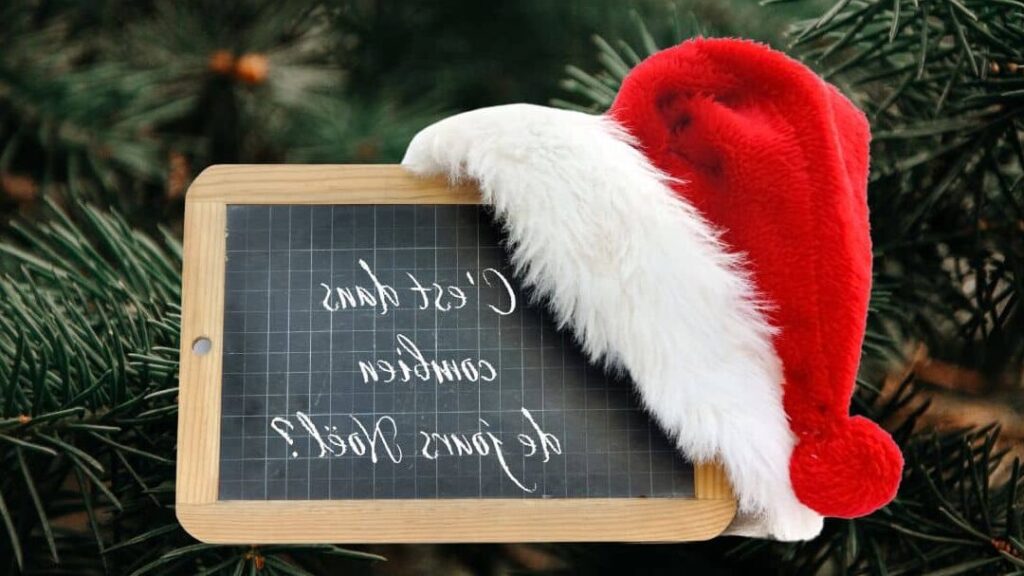 Combien de jours avant Noël ?