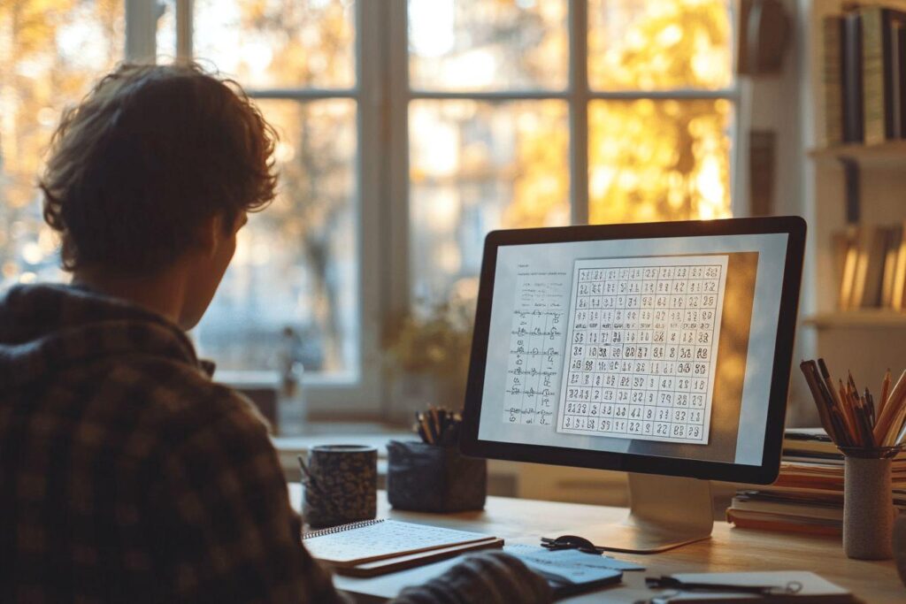 Astuce simple pour apprendre les tables avec un PDF