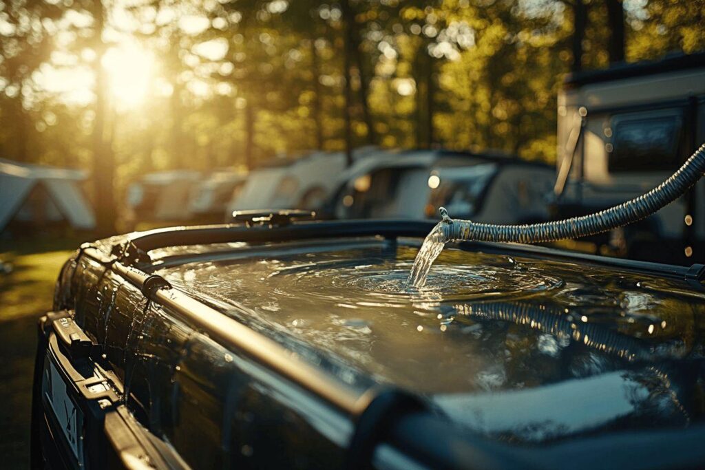Astuce simple pour remplir l’eau d’un camping-car