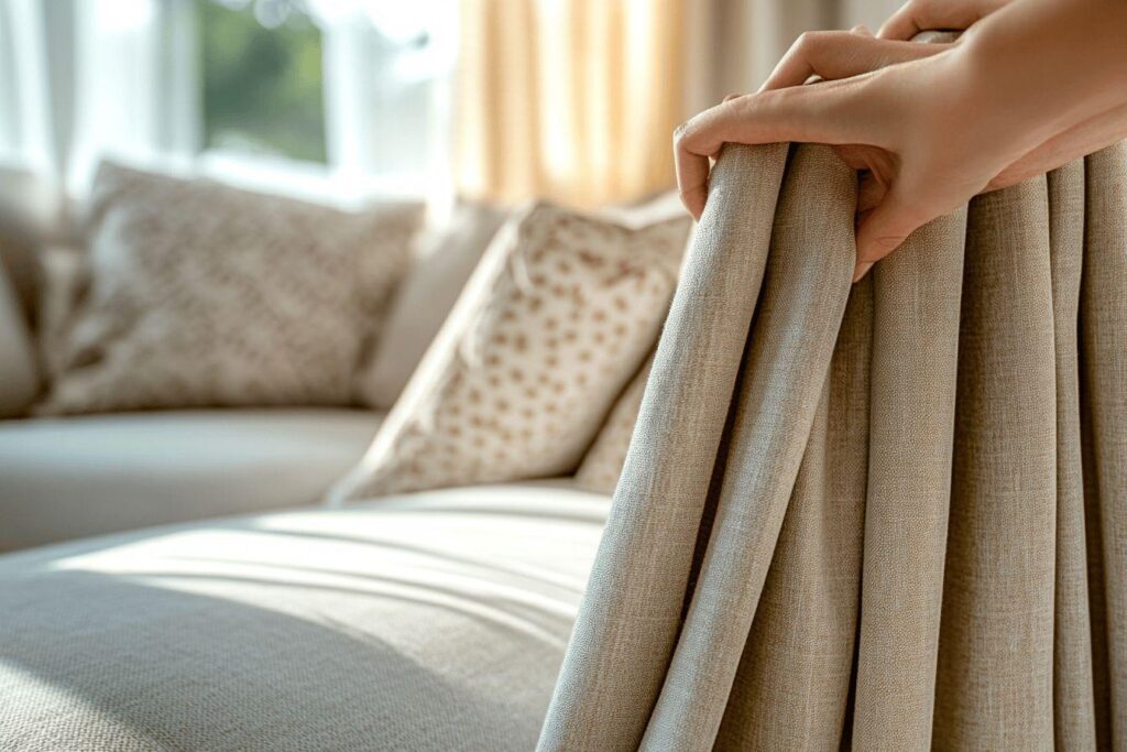 Astuces simples pour ajuster des rideaux trop longs