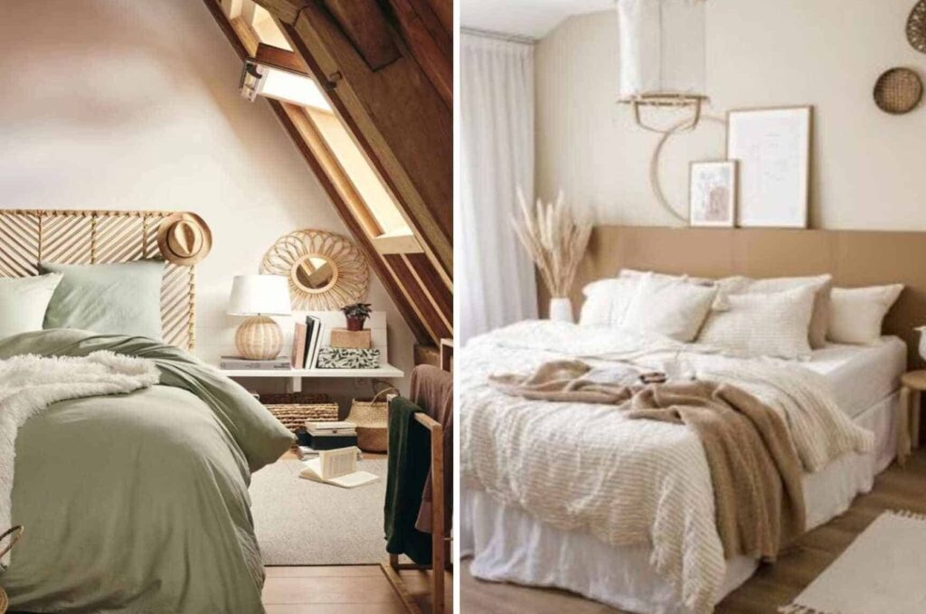 Comment décorer une chambre beige et blanche pour créer un havre de paix ?
