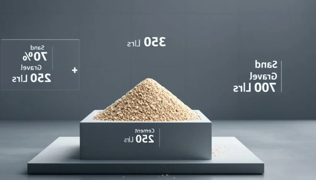 Dosage pour 1m3 de béton : proportions et conseils